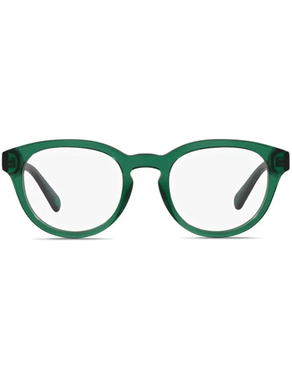 Polo Ralph Lauren round frame Glasses Green FARFETCH CA