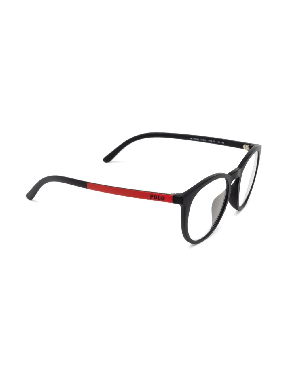 POLO RALPH LAUREN EYEWEAR Bril met rond montuur Zwart
