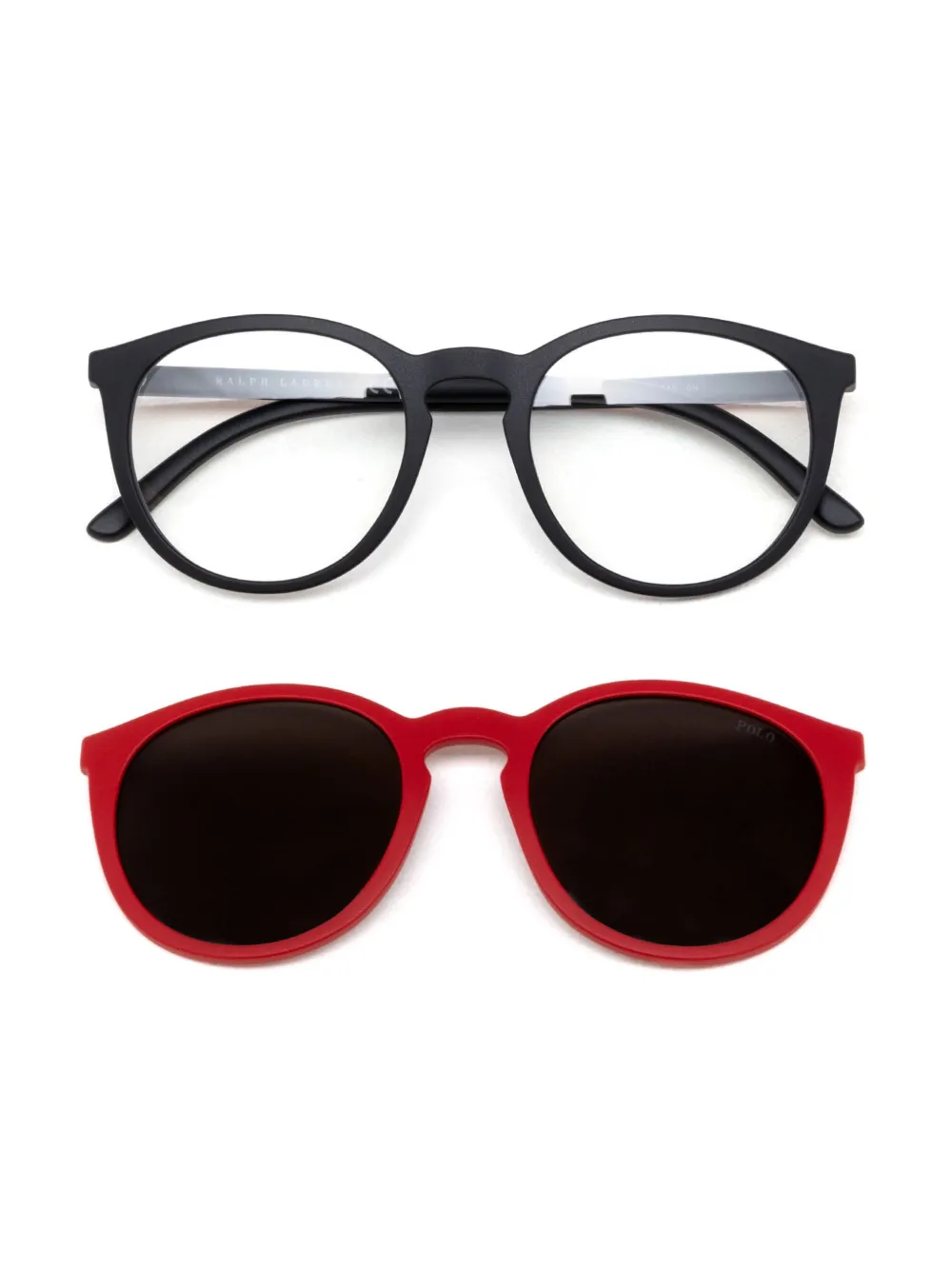 POLO RALPH LAUREN EYEWEAR Bril met rond montuur Zwart