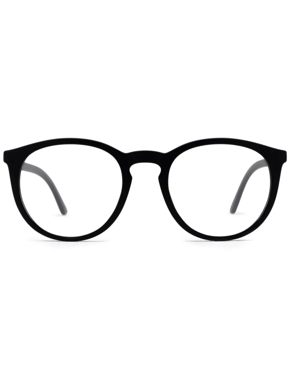 Polo Ralph Lauren - Óculos de sol clip-on redondo - homem - acetato - 50 - Preto