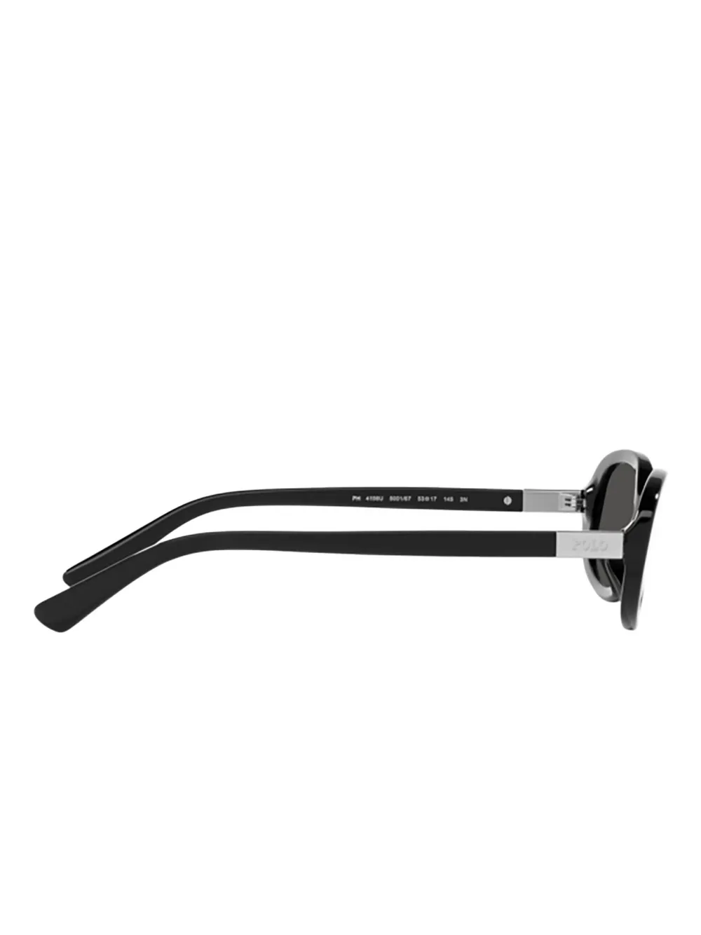 POLO RALPH LAUREN EYEWEAR Zonnebril met ovalen montuur Zwart