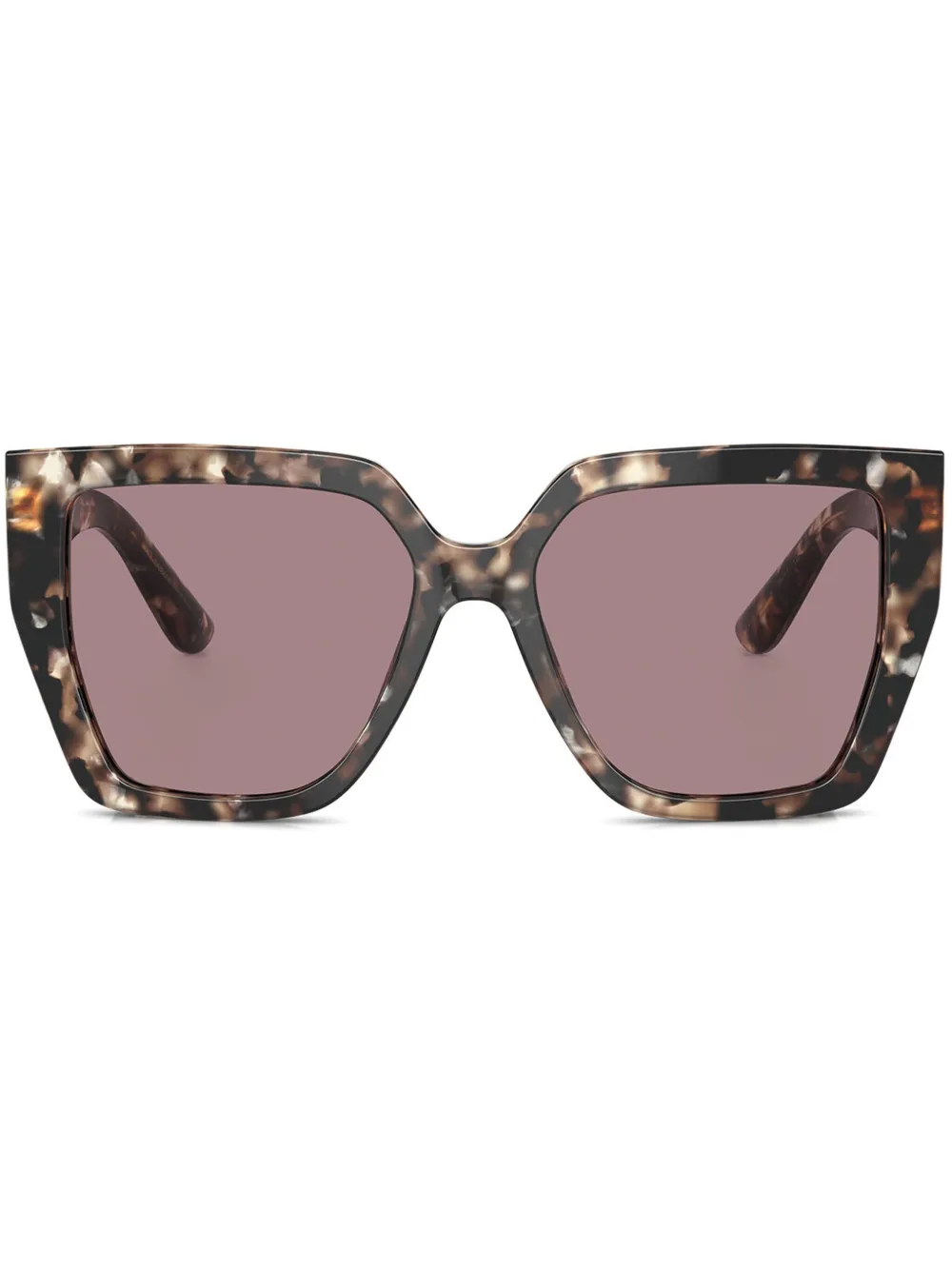 Dolce & Gabbana Eyewear Occhiali da sole oversize - Marrone
