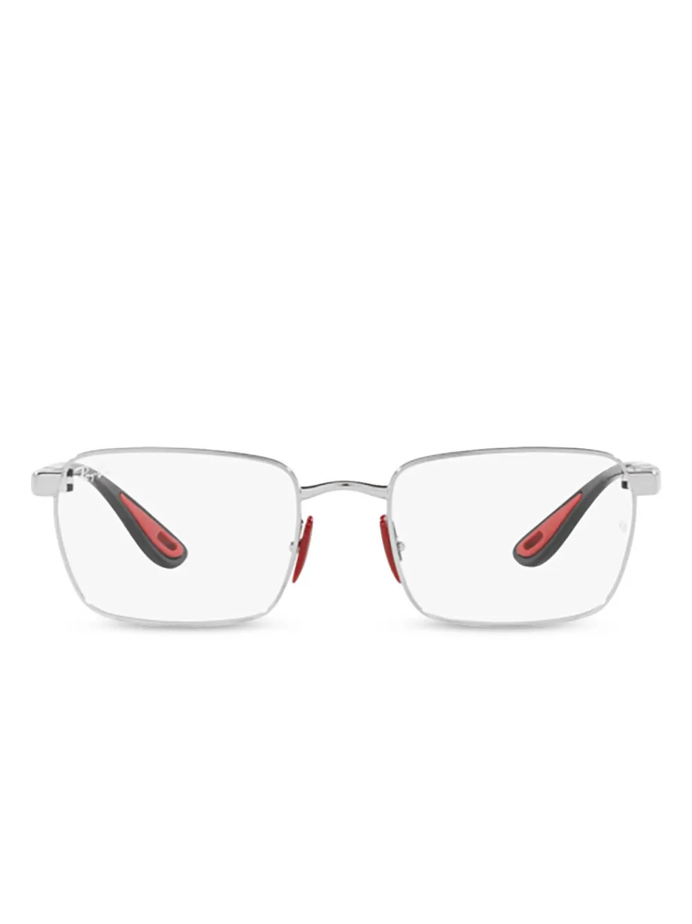 Ray-Ban square-frame glasses | Silver | Image 1