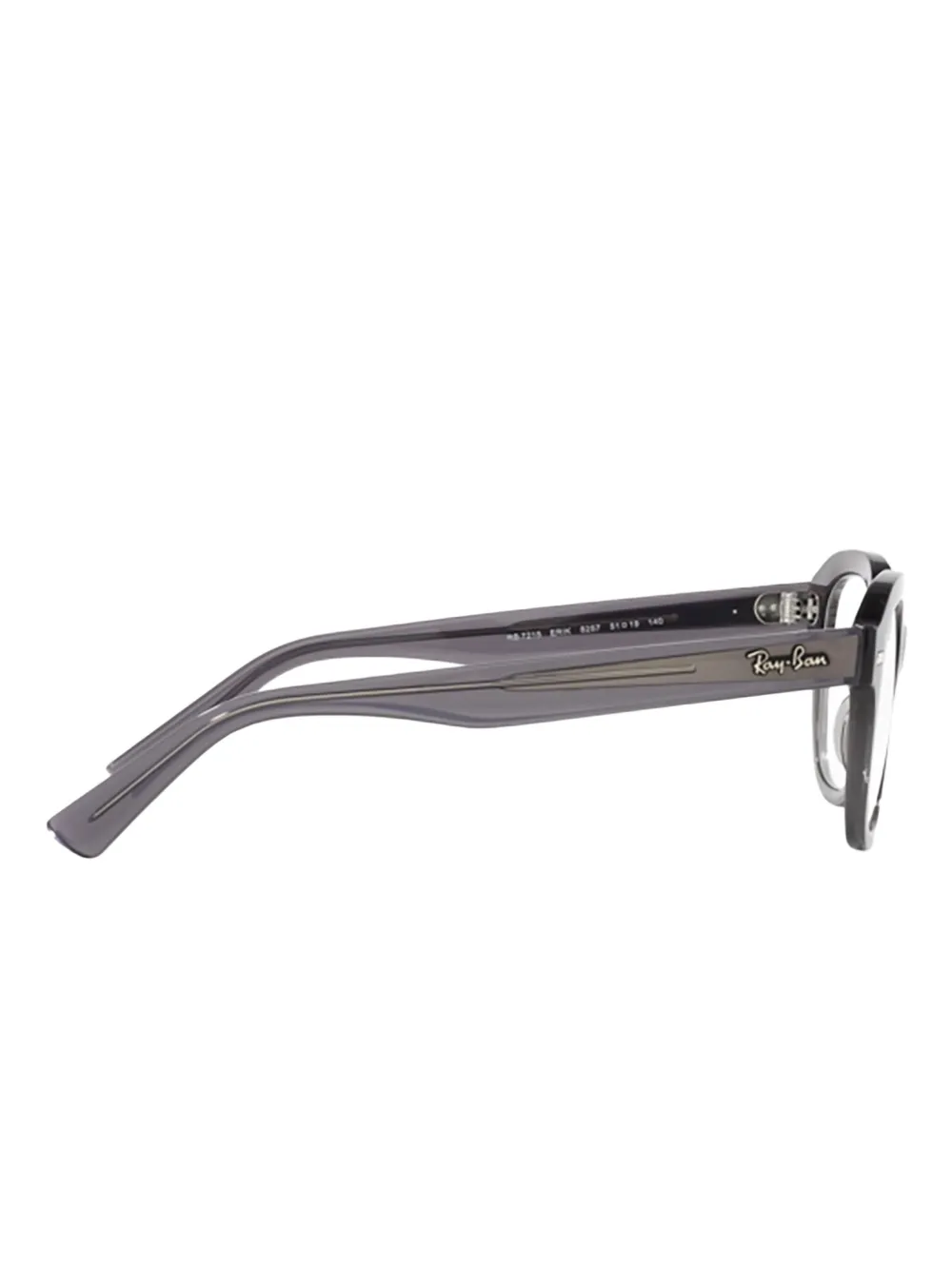 Ray-Ban Erik bril met vierkant montuur Grijs