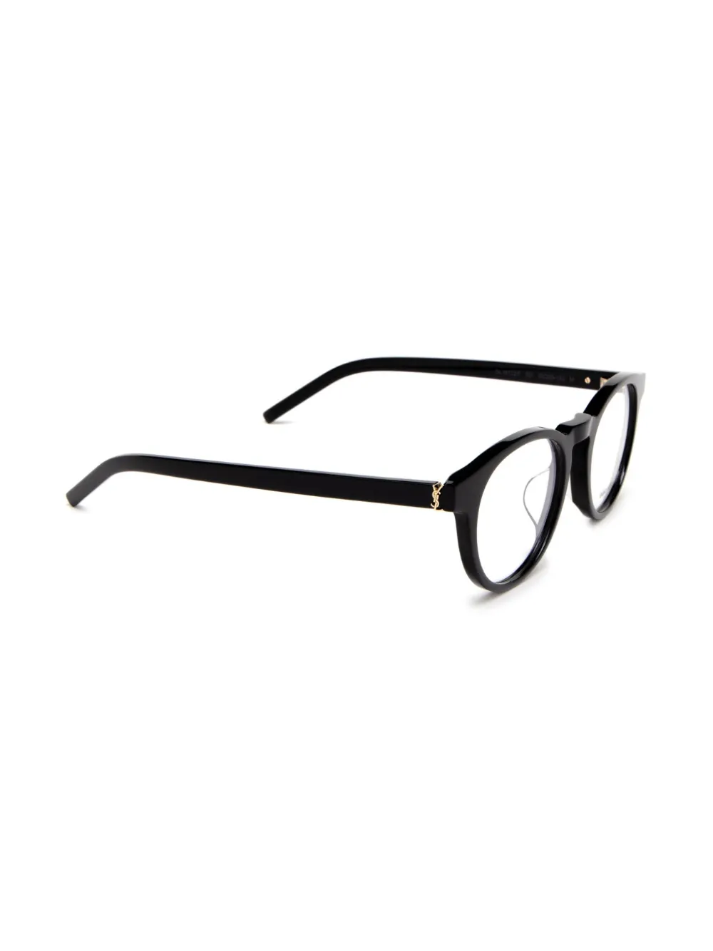 Saint Laurent Eyewear Bril met rond montuur Zwart