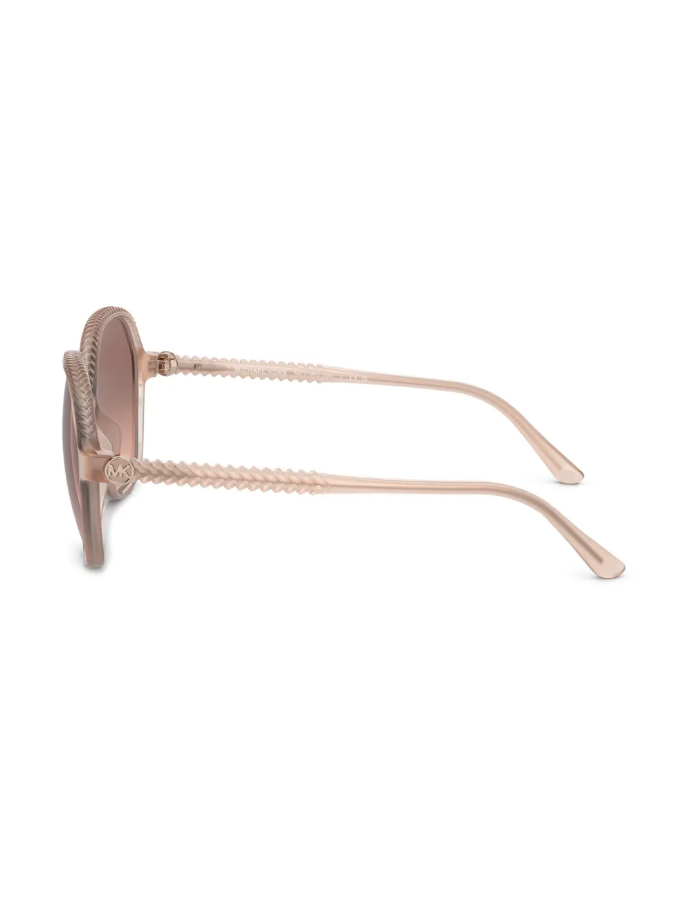  Michael Kors Lunettes De Soleil Bali à Monture Carrée - Rose 