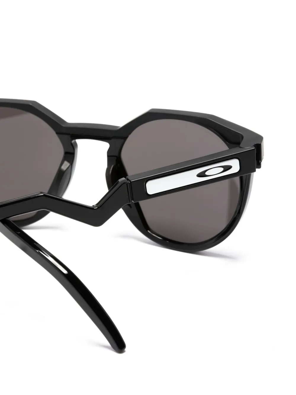 Oakley HSTN zonnebril met rond montuur Zwart