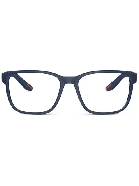 Prada Linea Rossa lunettes de vue rectangulaires