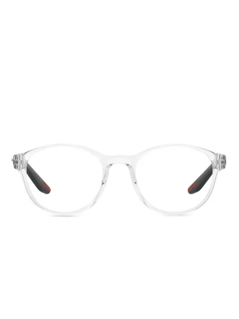 Prada Linea Rossa Armação de óculos redonda