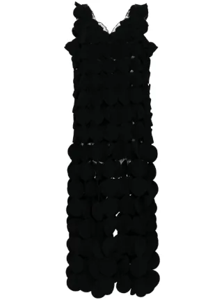 A.W.A.K.E. Mode Multi Circle Layered Dress | Black | FARFETCH UZ