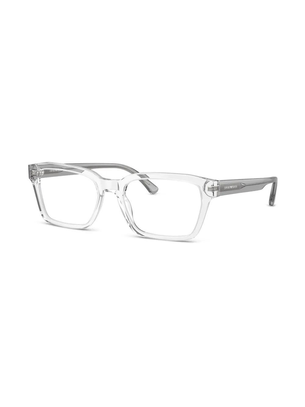 Emporio Armani rectangle frame glasses | Image 2