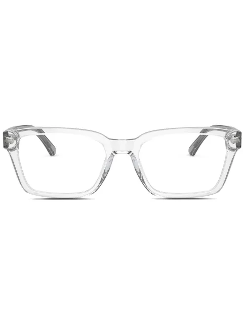 Emporio Armani lentes con armazón rectangular