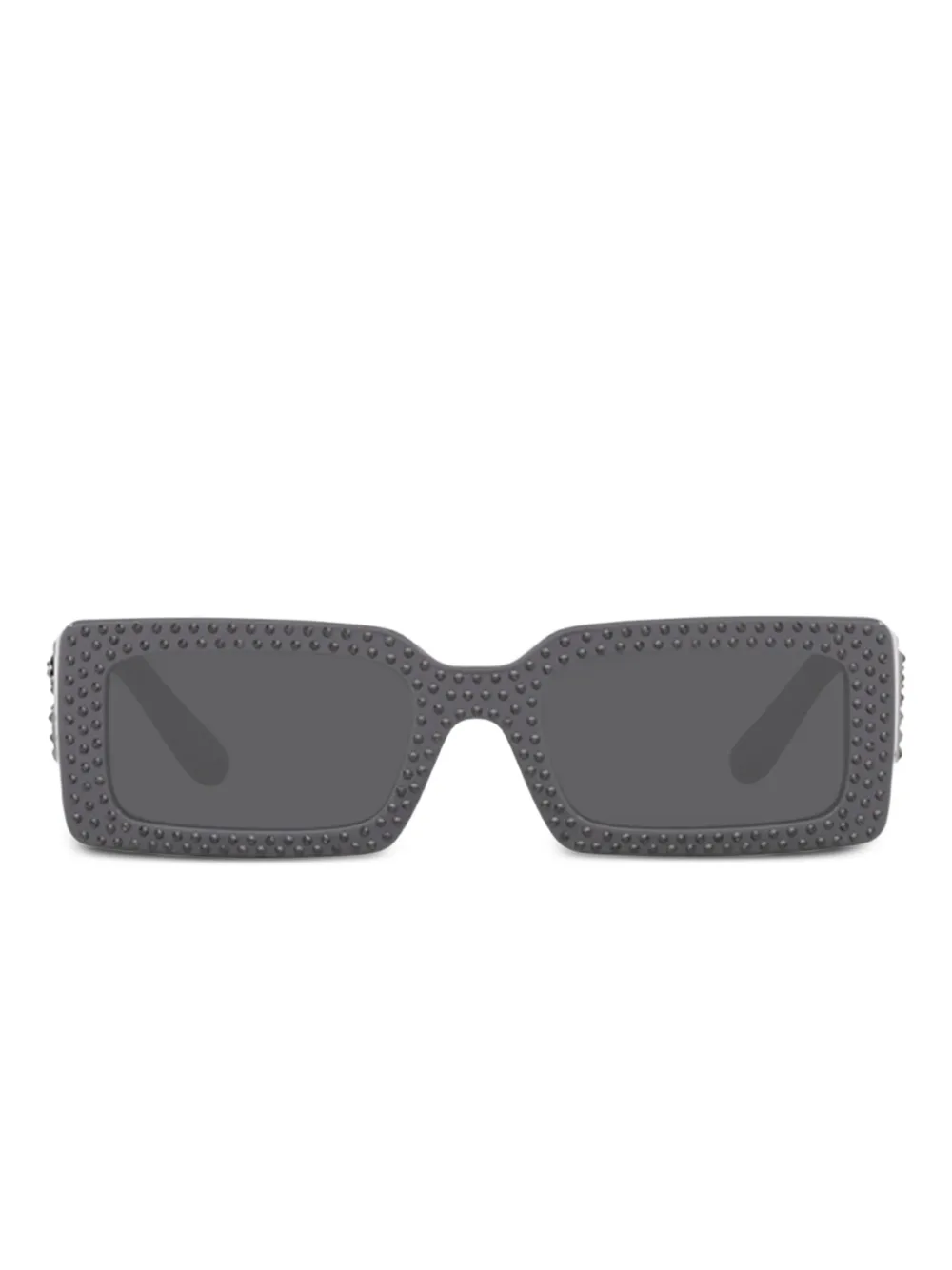 Dolce & Gabbana Verzierte Sonnenbrille In Black