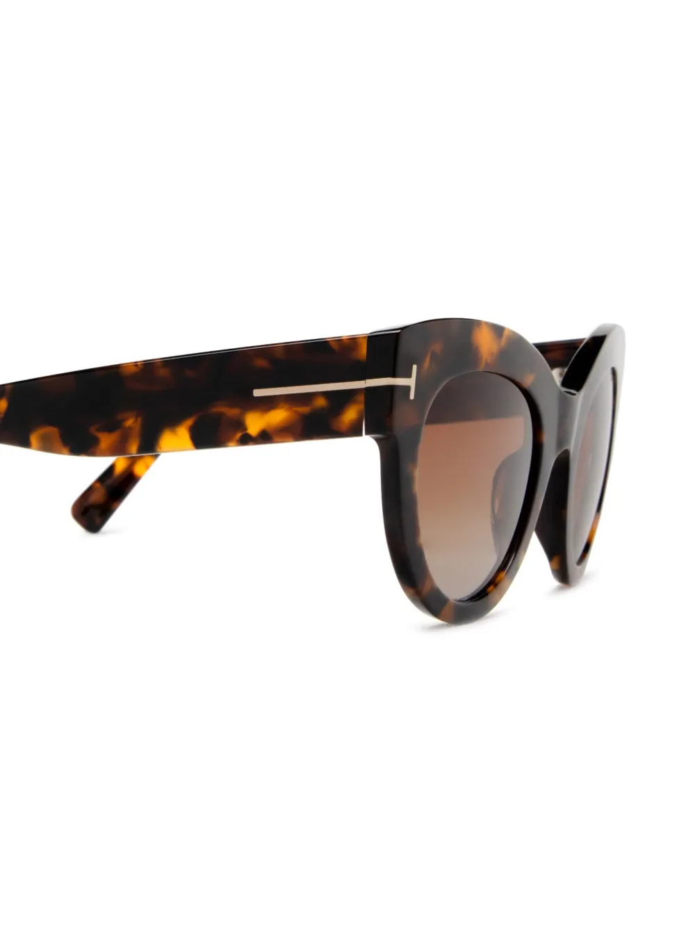 TOM FORD Eyewear Lucilla zonnebril Bruin