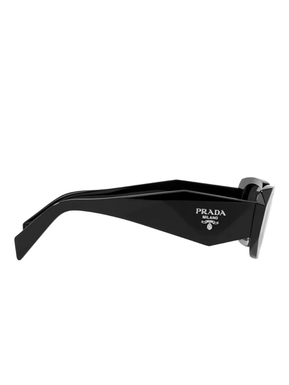 Prada Eyewear geometric-frame sunglasses Zwart
