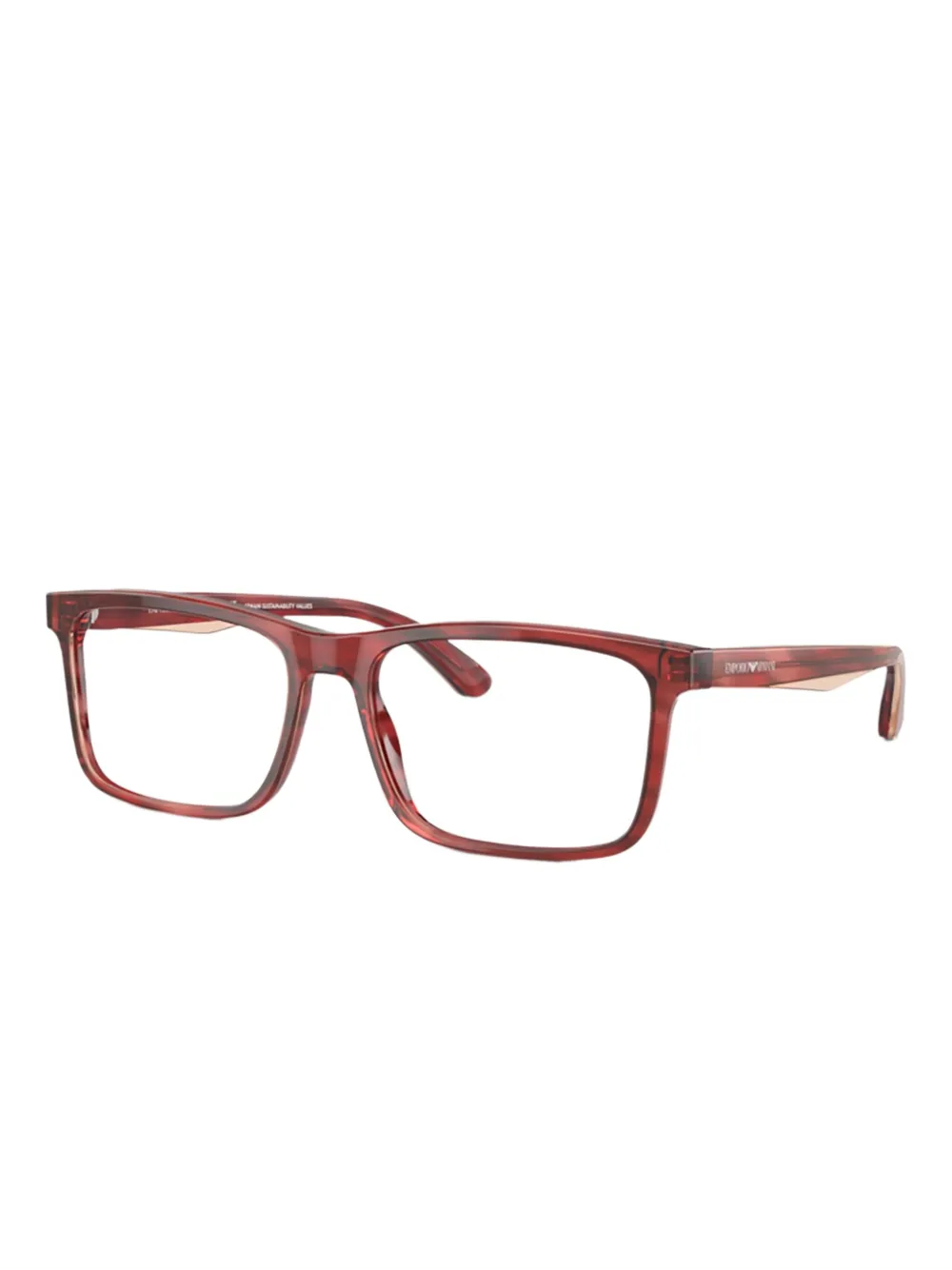 Emporio Armani rectangle-frame glasses | Image 2