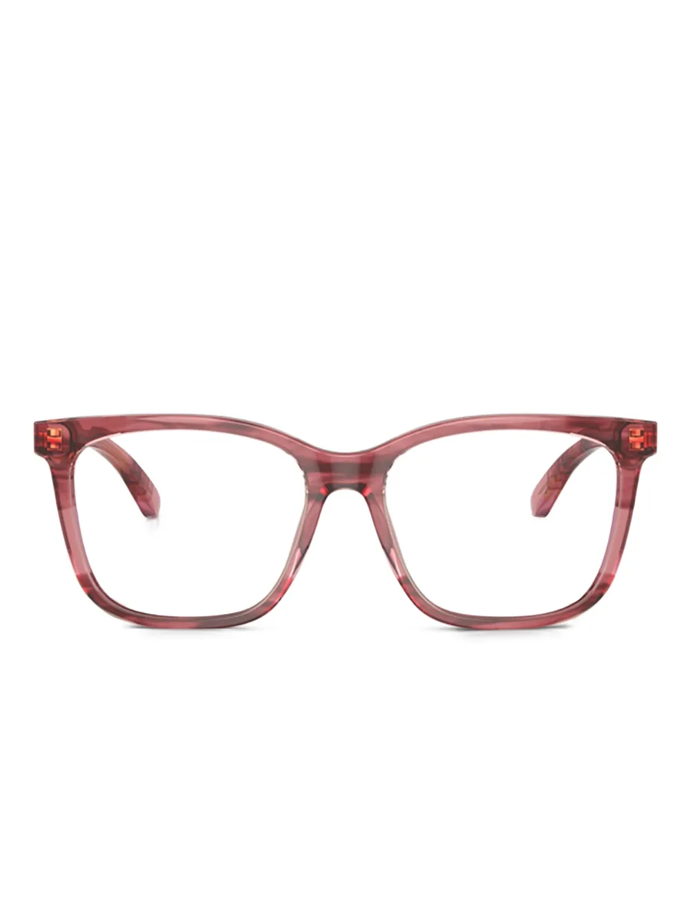 Emporio Armani rectangle-frame glasses - Rosa