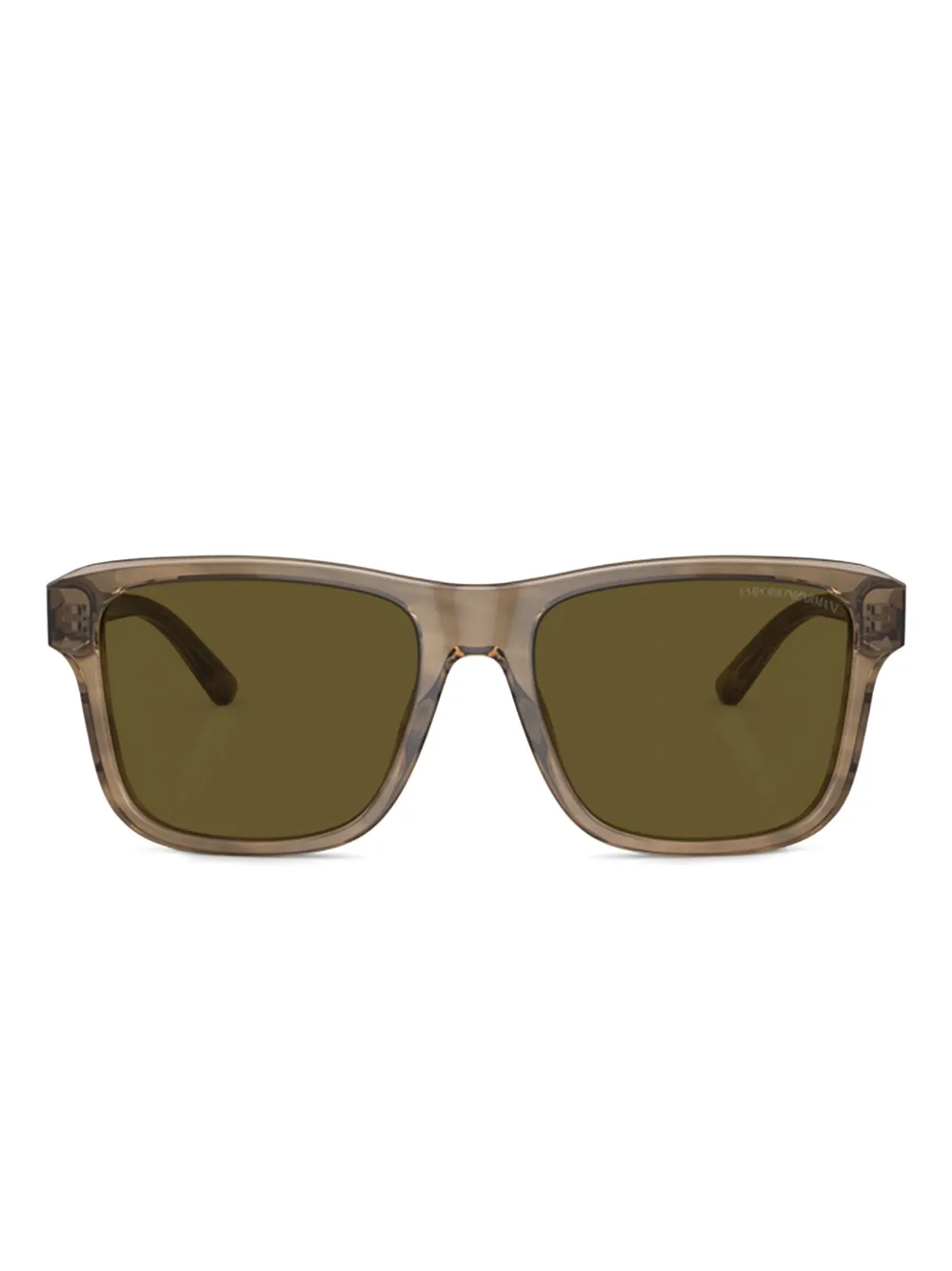 Emporio Armani Occhiali da sole squadrati - Toni neutri