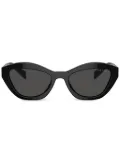 Prada Eyewear logo-print sunglasses - Black