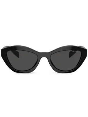 Miu Miu Eyewear スクエアフレーム サングラス | ブラック | FARFETCH JP