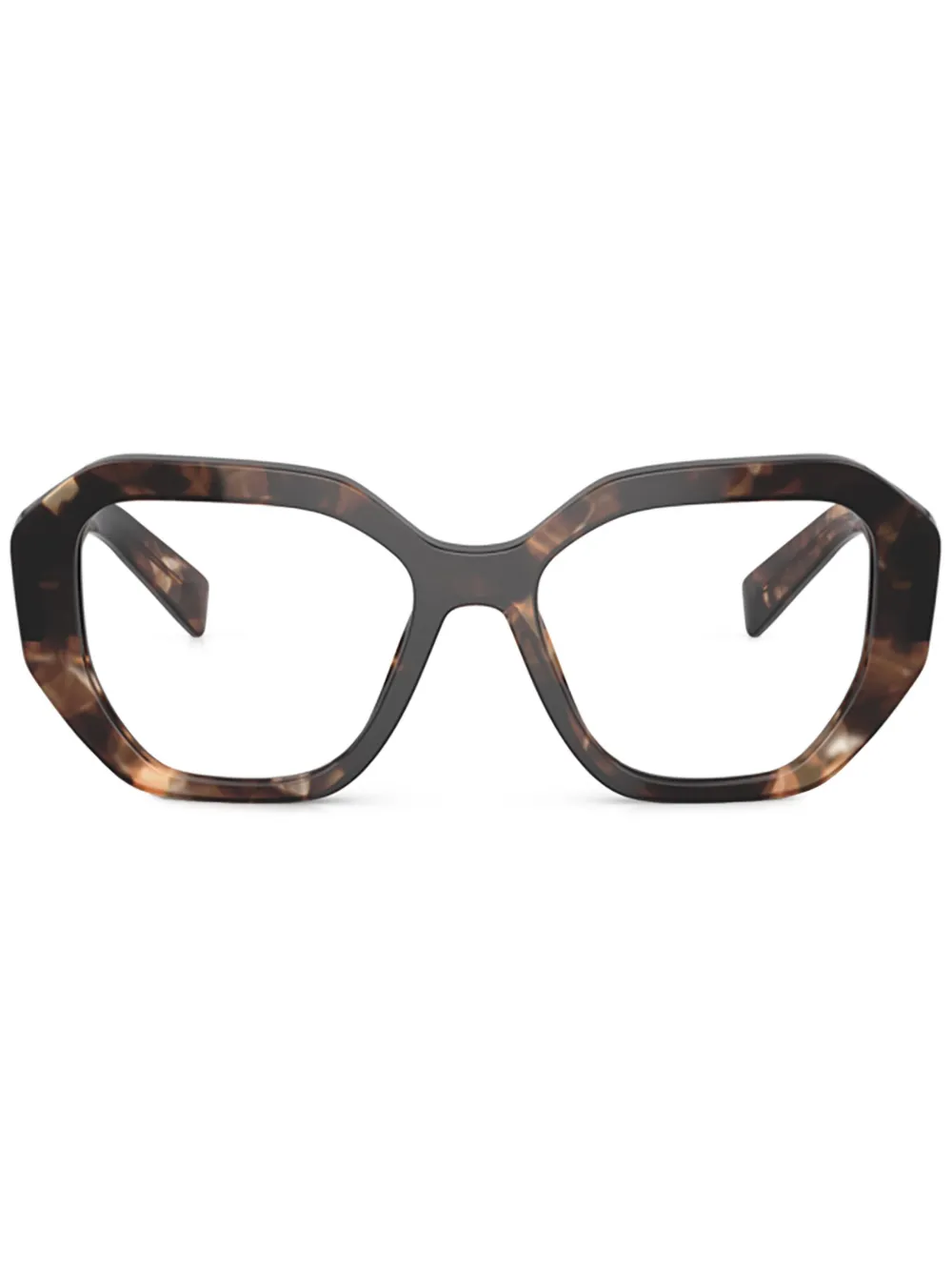 Prada Eyewear A07V 07R1O1 glasses | Brown | Image 1