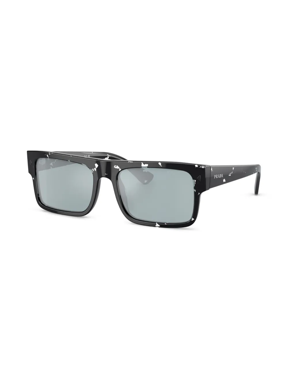 Prada Eyewear Zonnebril met schildpadschild-design Zwart