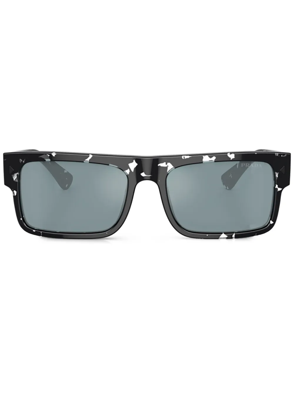 Prada Eyewear Zonnebril met schildpadschild-design Zwart