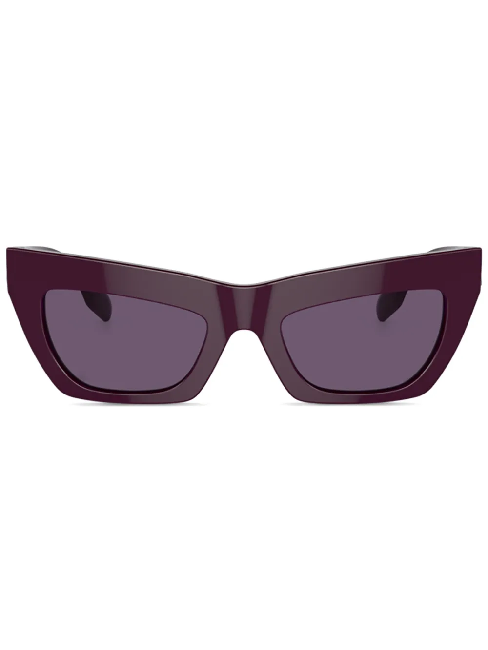 Burberry Eyewear Zonnebril met cat-eye montuur en logoplakkaat Paars