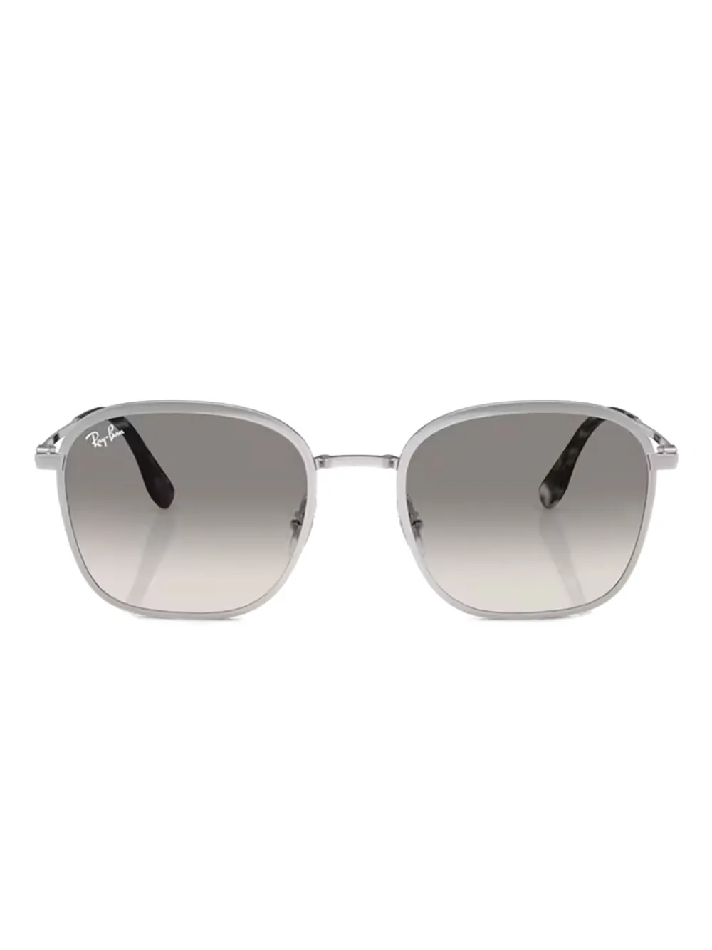 Ray-Ban Zonnebril met vierkant montuur Zilver