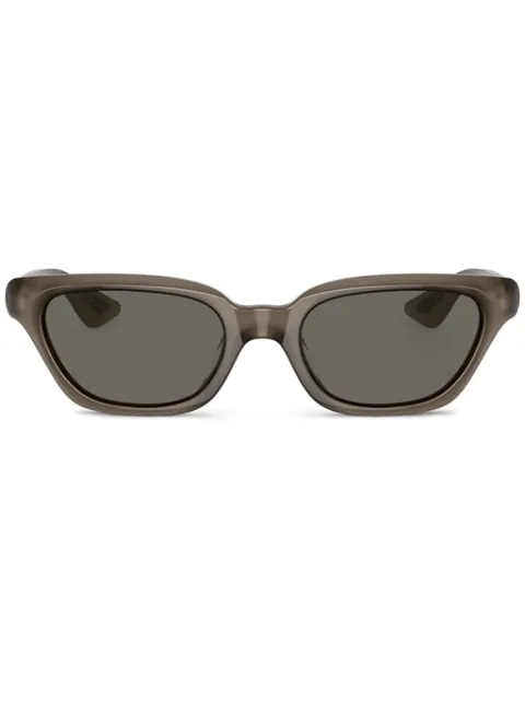 Oliver Peoples x Khaite rectangle-frame sunglasses