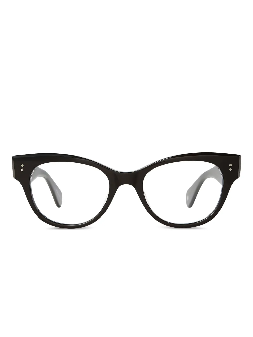 Garrett Leight lunettes de vue Octavia à monture papillon | noir | Image 1