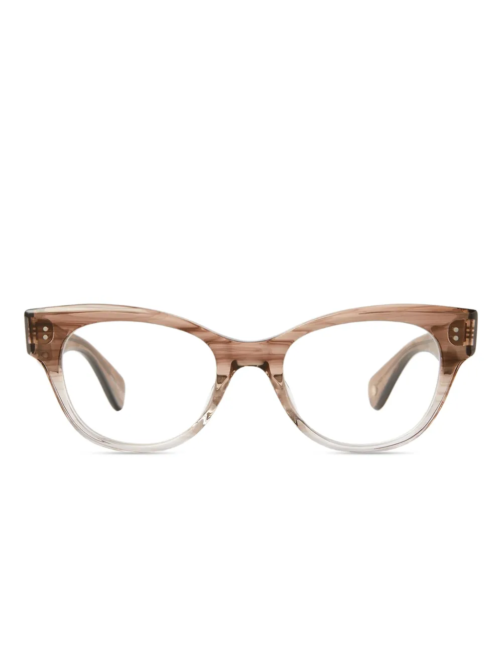 Garrett Leight lunettes de vue Octavia à monture papillon | tons neutres | Image 1