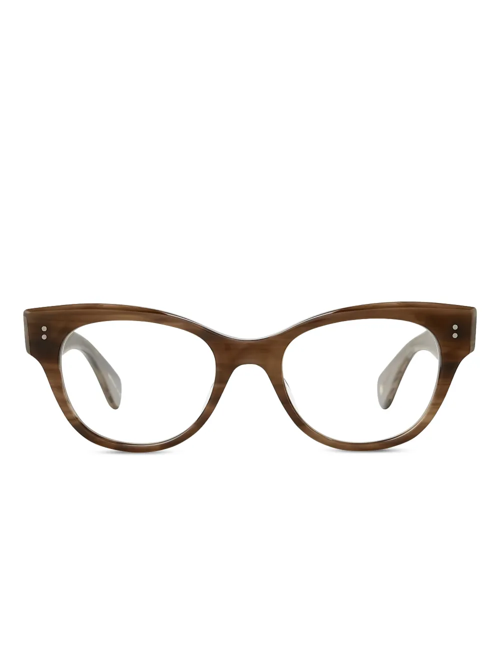 Garrett Leight lunettes de vue Octavia à monture papillon | marron | Image 1