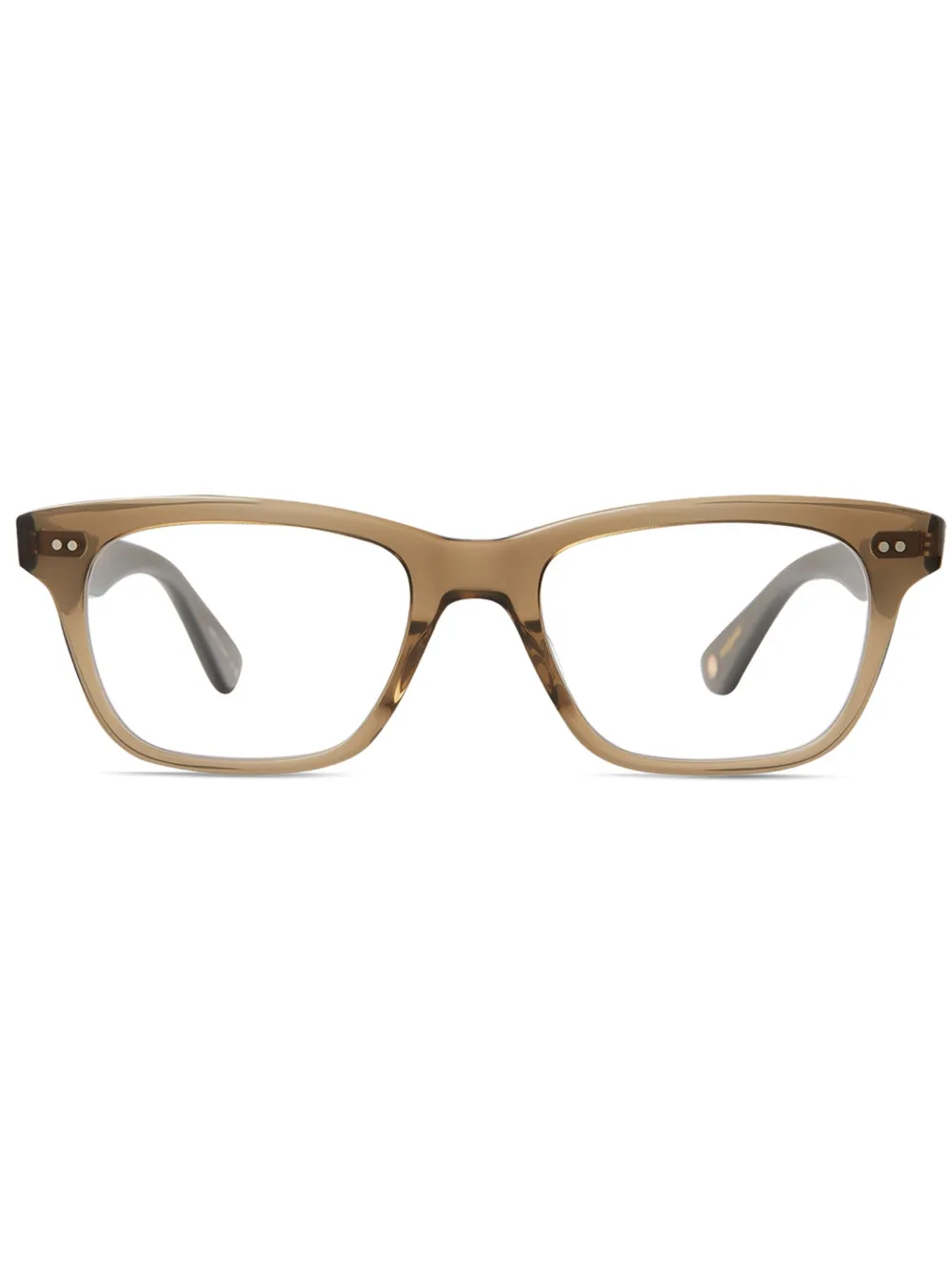 Garrett Leight square-frame glasses | Brown | Image 1
