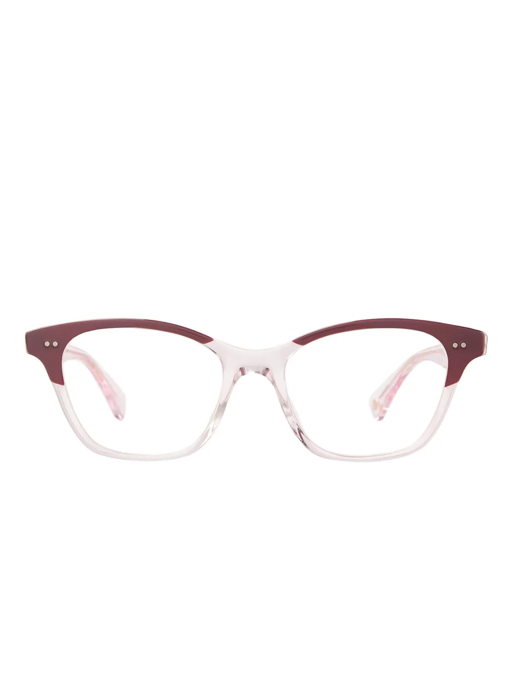 Garrett Leight Lily square-frame glasses | Neutrals | Image 1