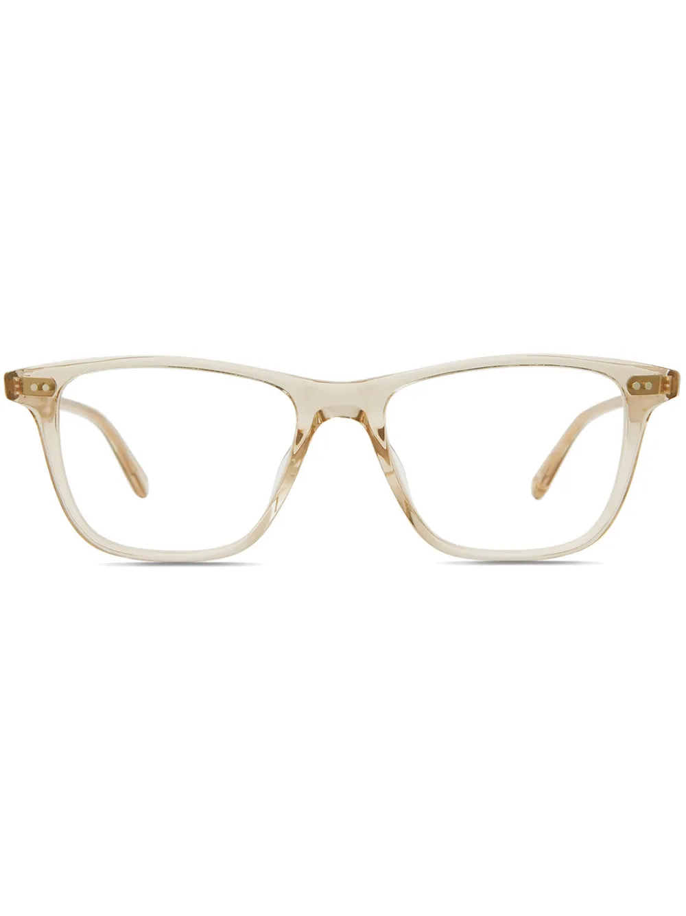 Garrett Leight square-frame glasses | Neutrals | Image 1
