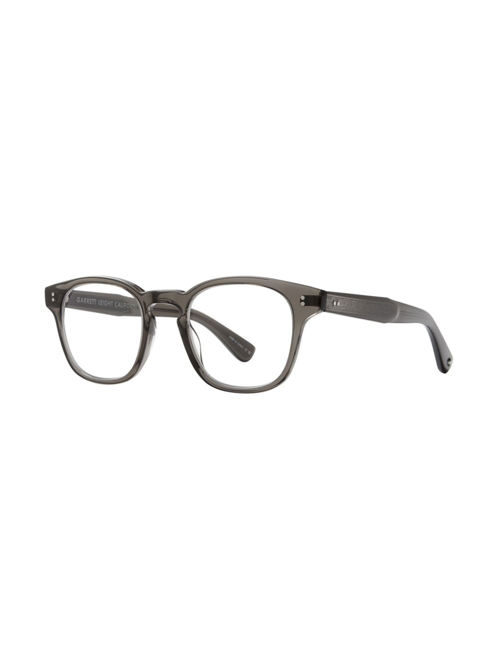 Garrett Leight square-frame glasses - Zwart