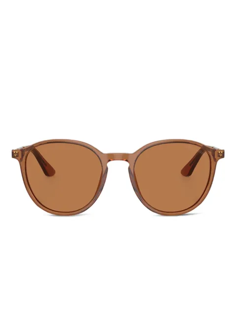 Giorgio Armani солнцезащитные очки в круглой оправе