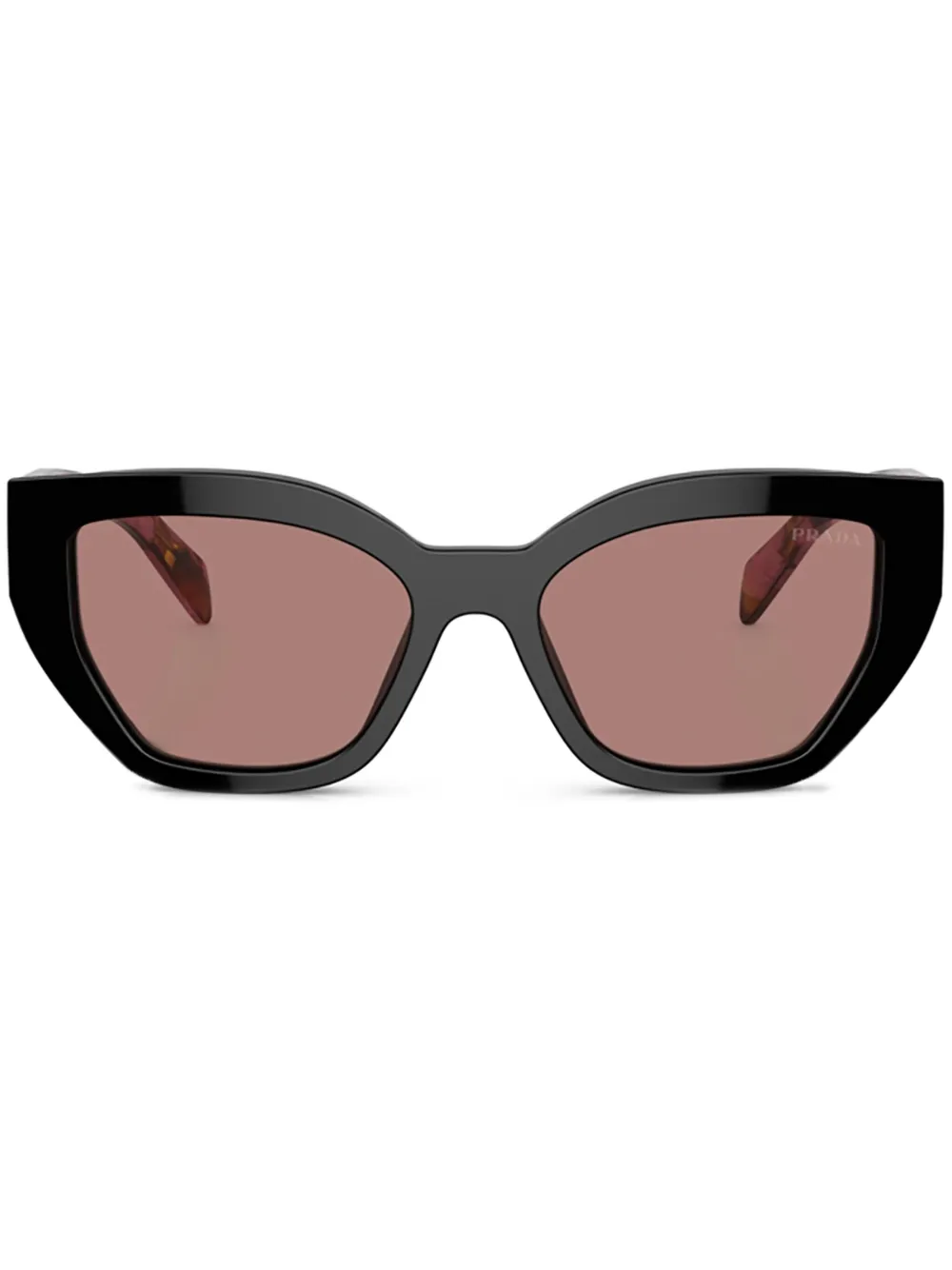 Prada Eyewear Zonnebril met cat-eye montuur Zwart