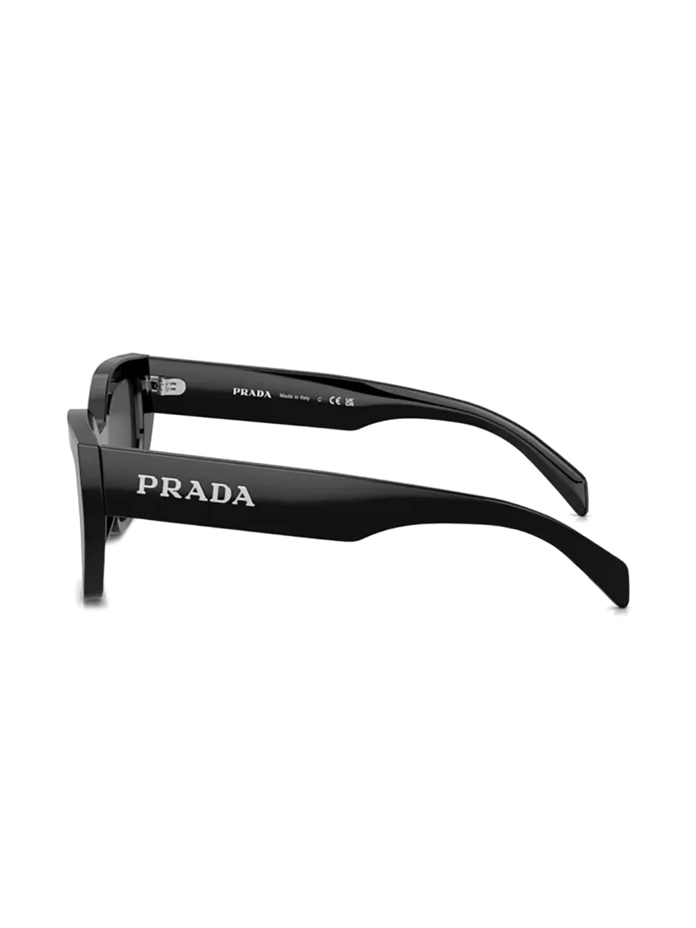 Prada Eyewear Zonnebril met cat-eye montuur Zwart