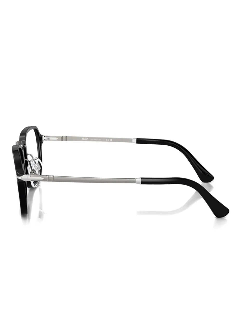 Persol Bril met vierkant montuur Zwart
