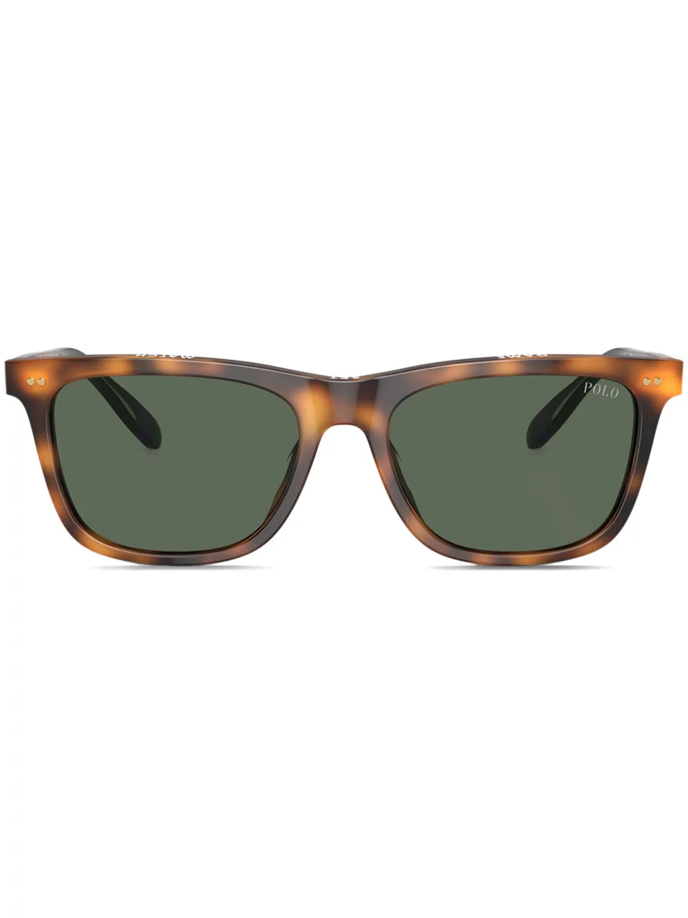 Polo Ralph Lauren Sonnenbrille mit eckigem Gestell - Braun