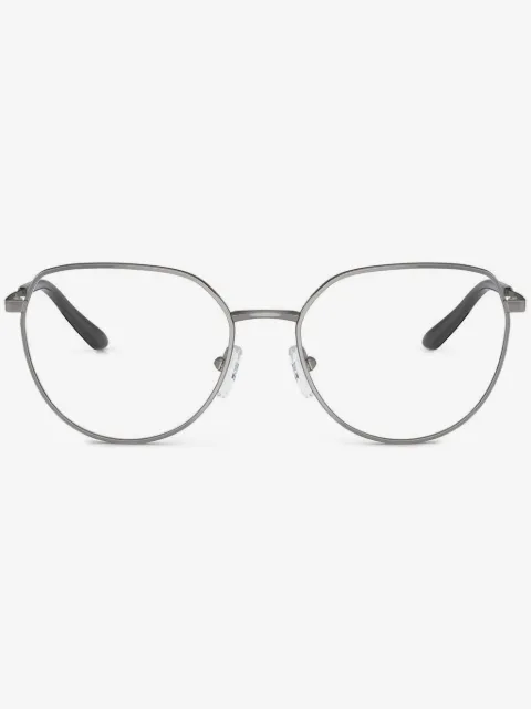Armani Exchange round-frame glasses