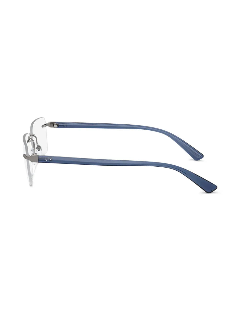 Armani Exchange Bril met vierkant montuur Grijs