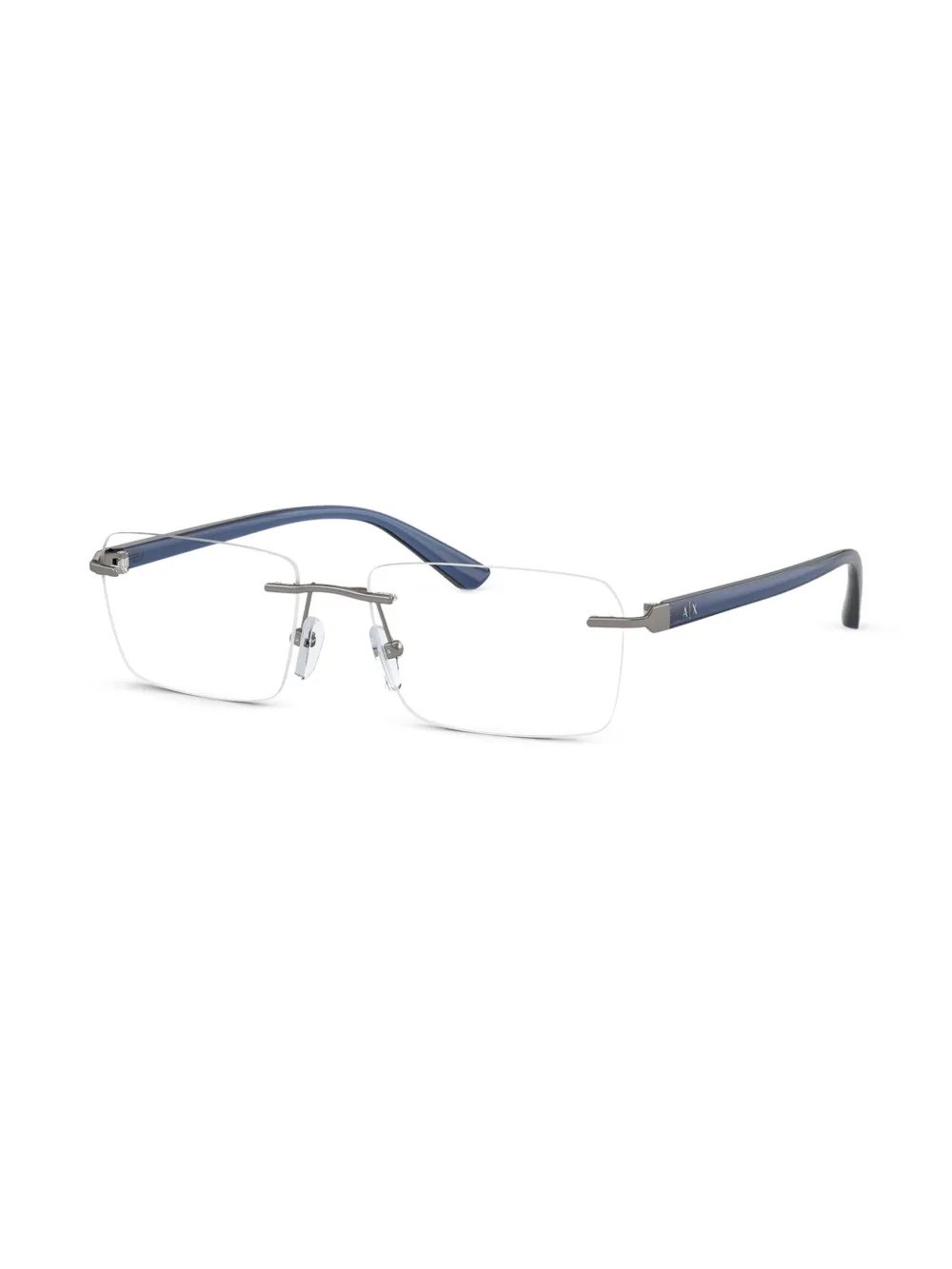 Armani Exchange Bril met vierkant montuur Grijs