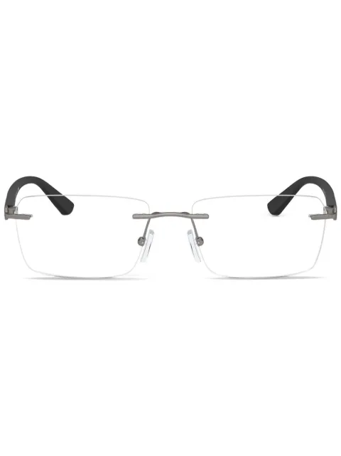 Armani Exchange lentes con armazón cuadrada