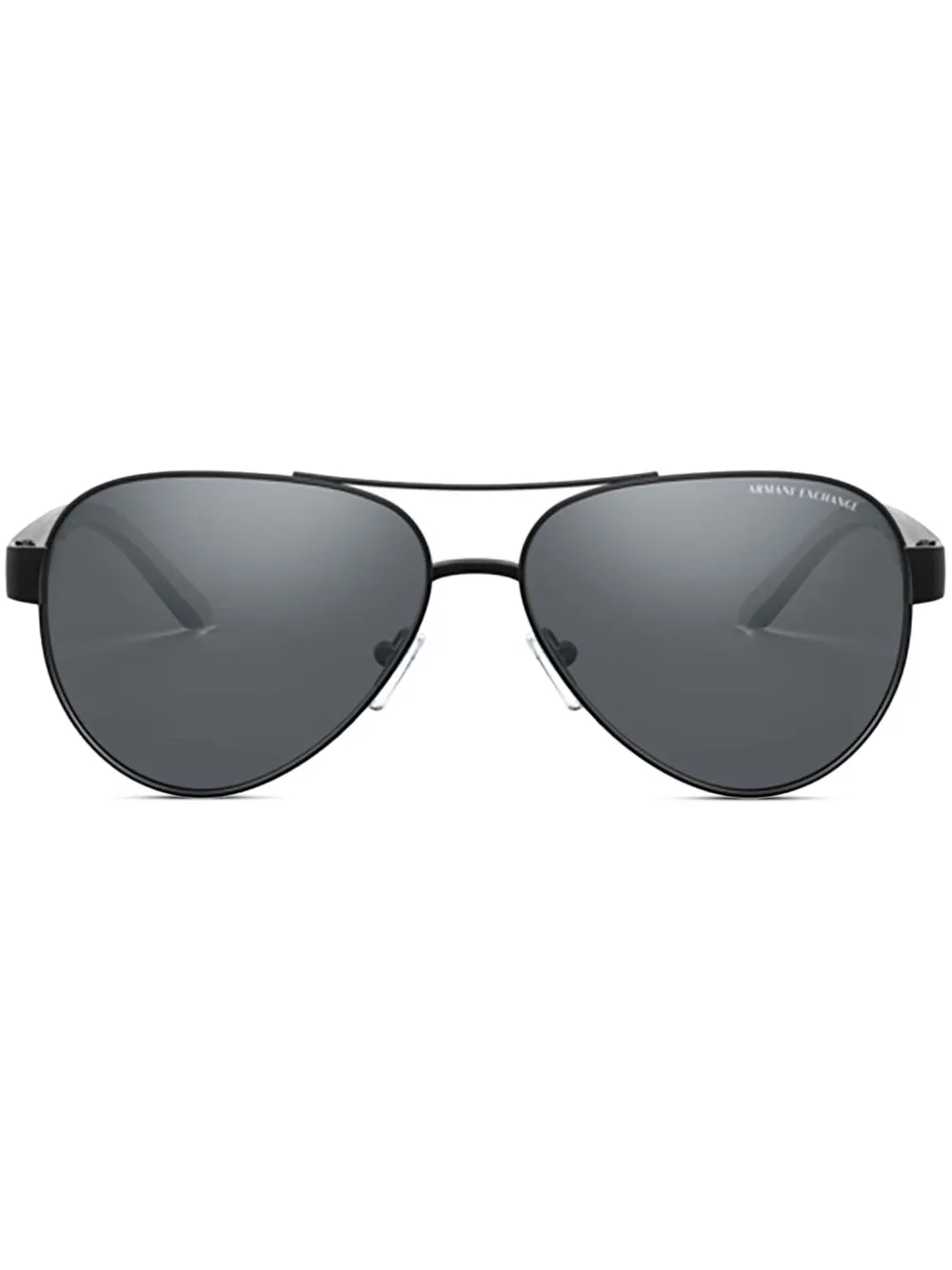 Armani Exchange Zonnebril met piloten montuur Zwart