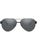 Armani Exchange pilot-frame sunglasses - Black