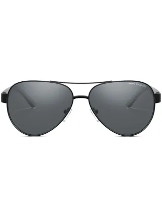 Armani Exchange pilot frame Sunglasses Black FARFETCH IE