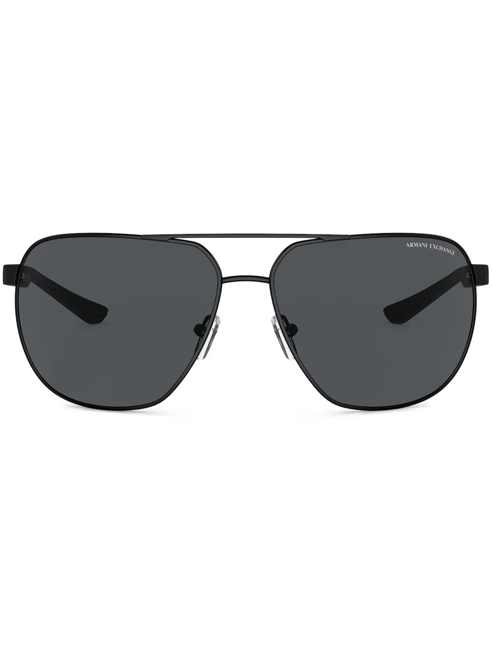 Armani Exchange Occhiali da sole con montatura stile pilota - Nero